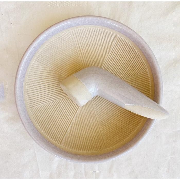 ready stok cobek keramik estetik cobek viral / uleg keramik / cobek nordic ulekan kitchenware dapur