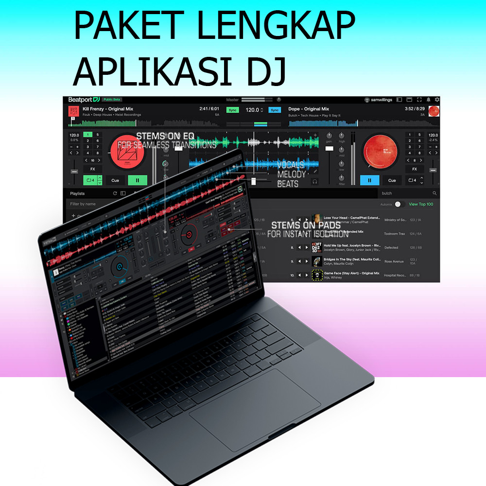 (software) APLIKASI DJ PAKET LENGKAP software Dj ( virtual dj )
