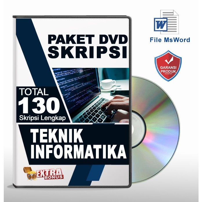 Paket DVD Skripsi TEKNIK INFORMATIKA lengkap