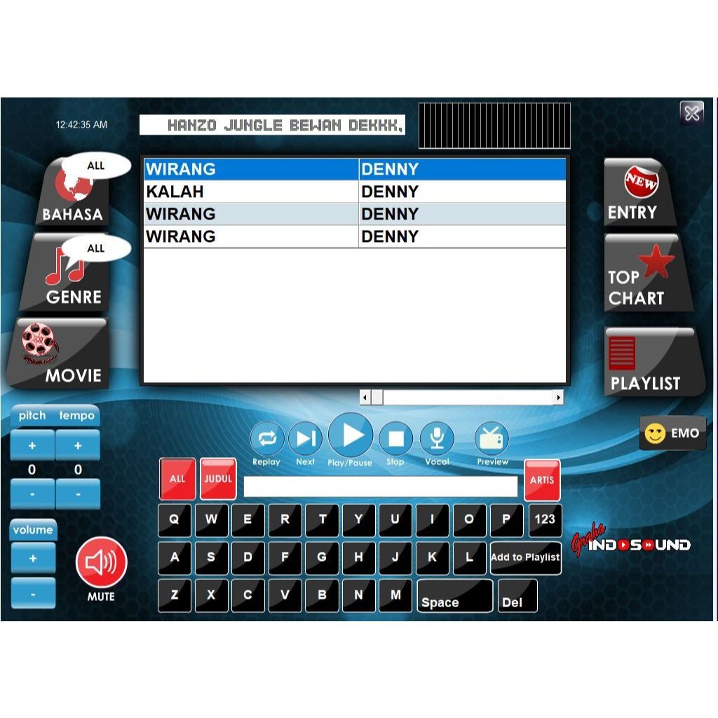 SOFTWARE KARAOKE SENTRA (dual layer) GARANSI