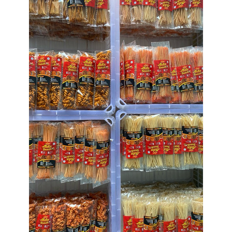 

PAKET 30 PCS MIE LIDI DAN MAKARONI SPIRAL AIDA SNACK