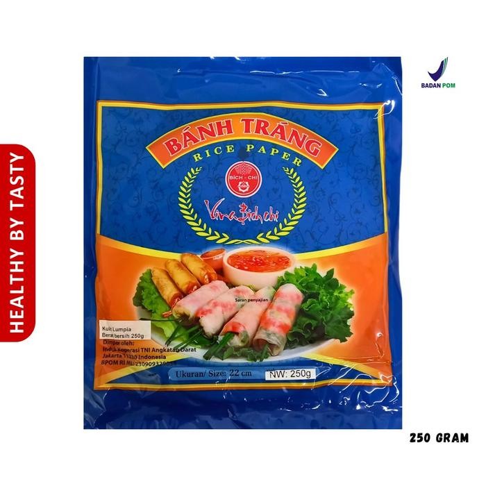 

Sale Terbatas Rice Paper Roll Vietnam Banh Trang Kulit Lumpia 250G