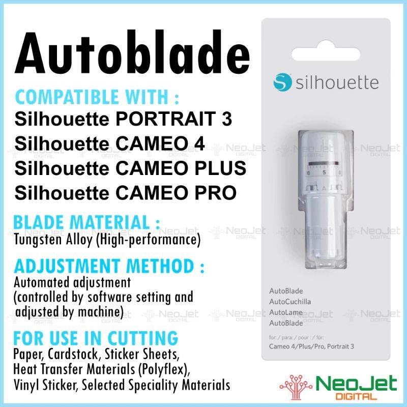 

Mata Pisau Original Ori Autoblade Mesin Cutting Sticker Silhouette Cameo Portrait Auto Blade