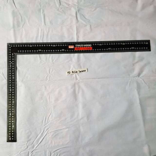 

Siku Tukang Jumbo 60x40 Cm / Penggaris Siku Besar 24x16 Inch/ Try Square