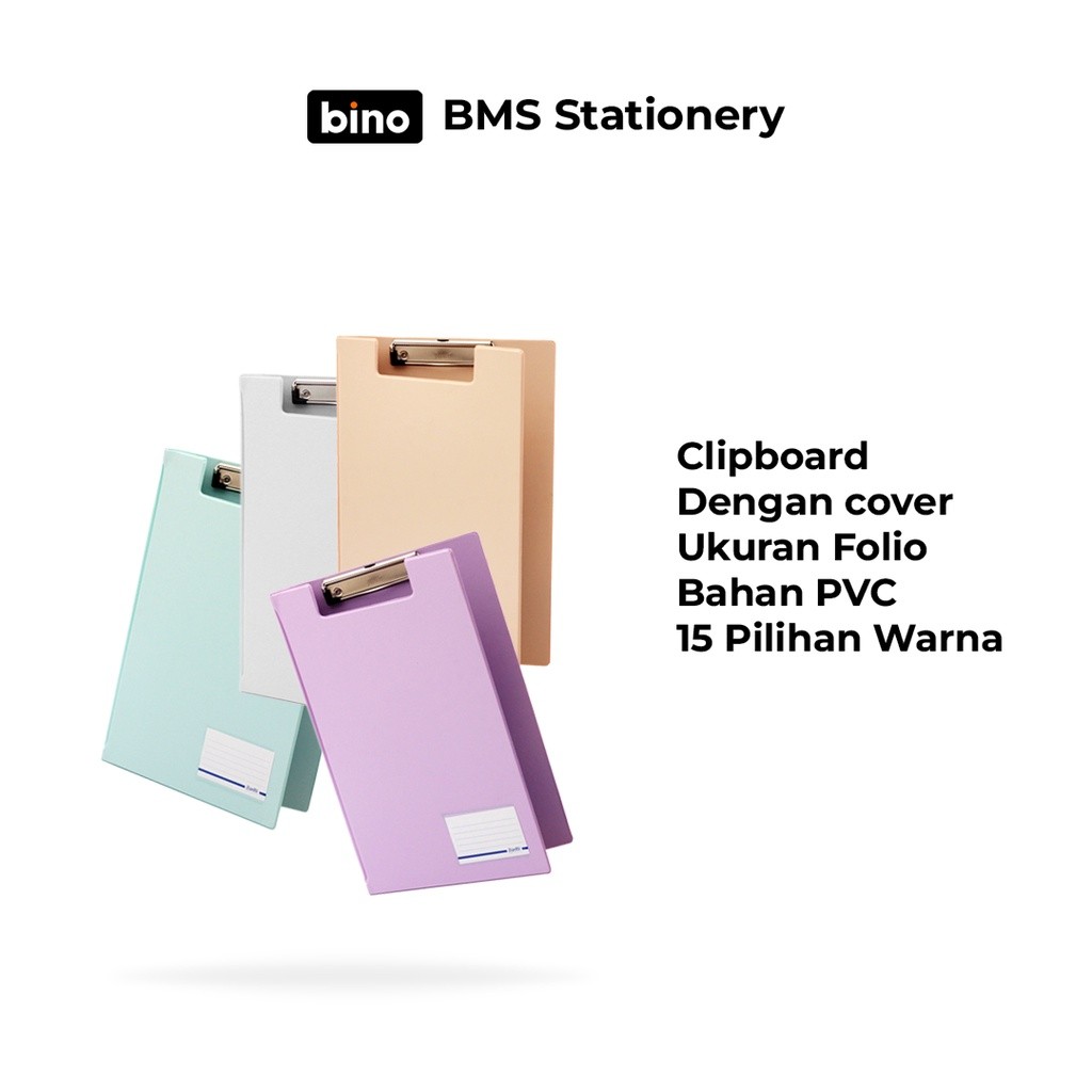 

[BMS Tangerang] Papan Jalan Bantex Clipboard Dengan Cover Folio #4211