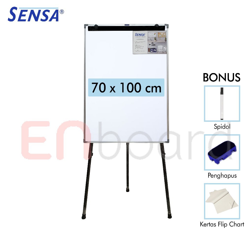

Flip Chart / Flipchart / Papan Presentasi Sensa 70 x 100 cm