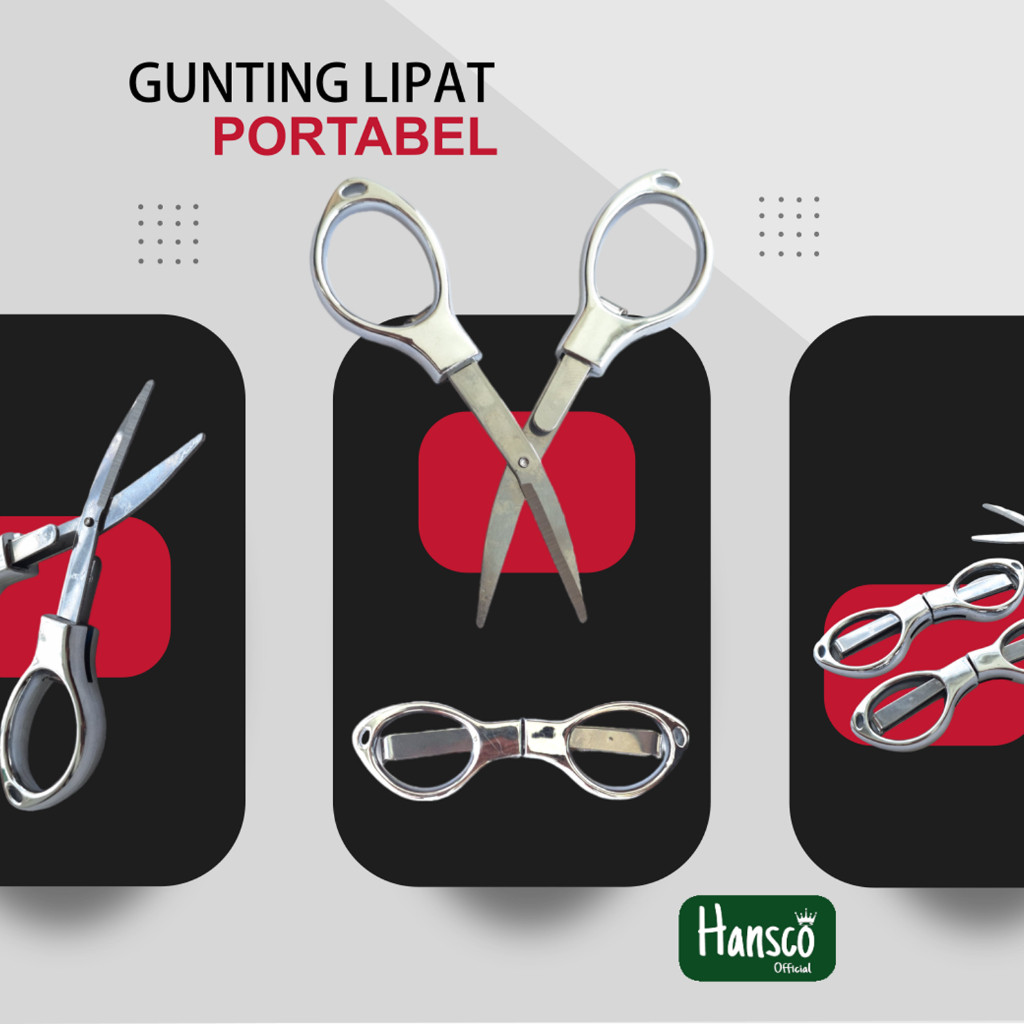 

Gunting Lipat Portabel Kecil Stainless Steel Gunting Tahalul Perlengkapan Haji dan Umroh