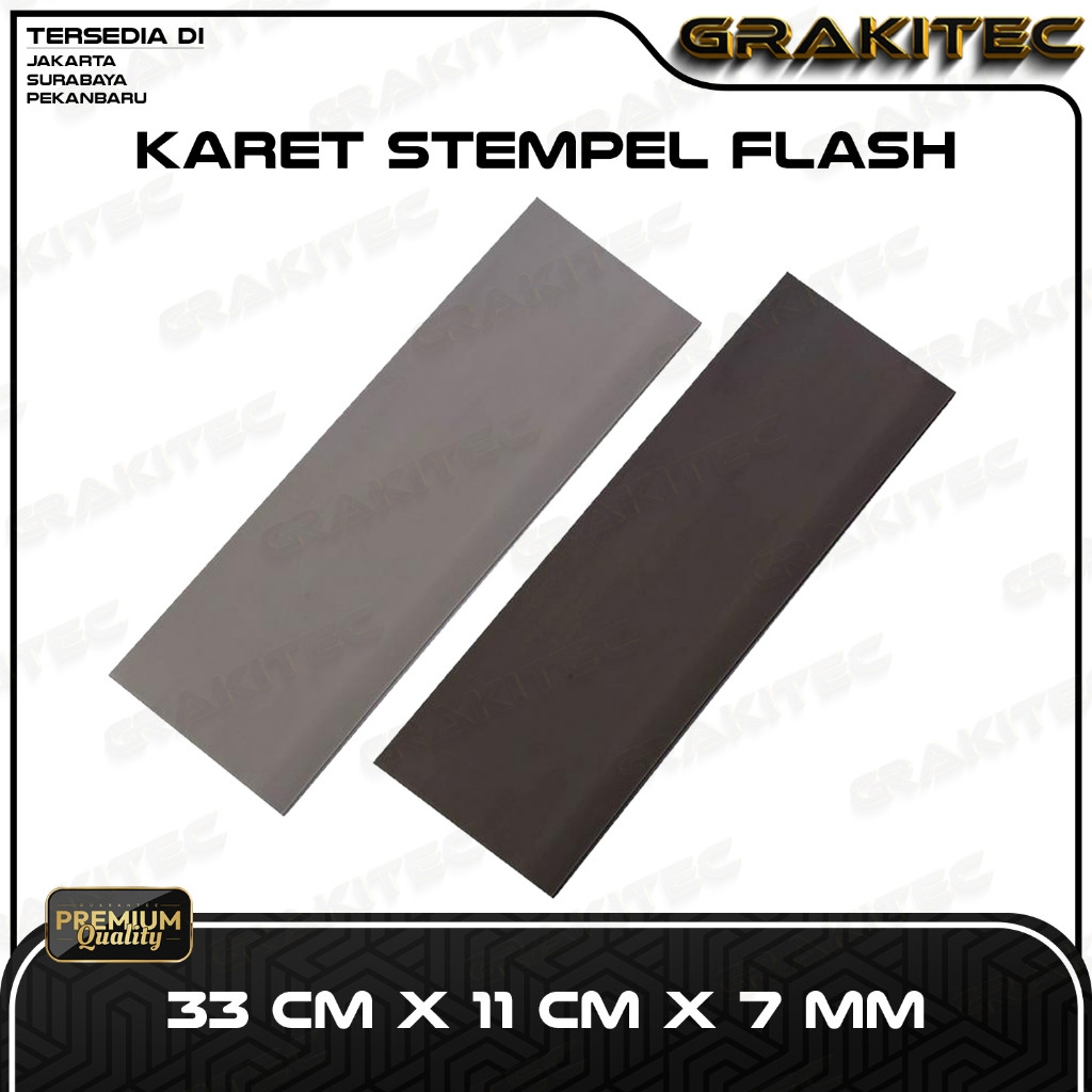 

Karet Stempel Flash 33 CM X 11 CM Grakitec