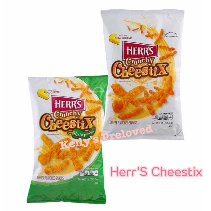 

NewZbgt- HERRS CRUNCHY CHEESTIX CHEESE JALAPENO HERR'S PRODUCT OF USA