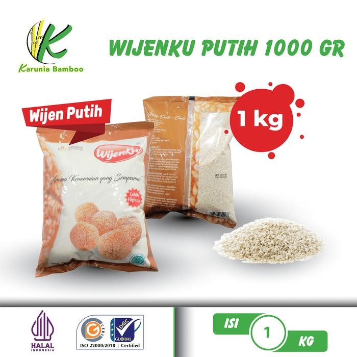 

NewZbgt- Wijen putih India WIJENKU/sesame seeds super premium 1000gram