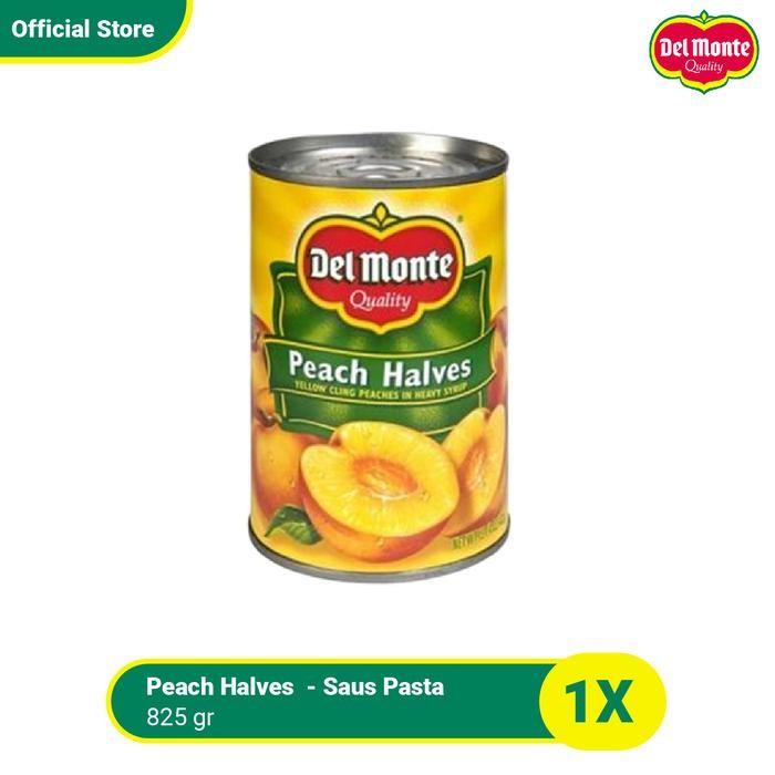 

NewZbgt- Delmonte Peach Halves - Buah Potong Kaleng 825 gr