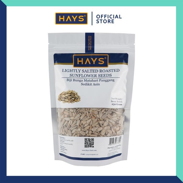 

NewZbgt- HAYS - Lightly Salted Roasted Sunflower Seed 250 gram / Kuaci Panggang Sedikit Asin Biji