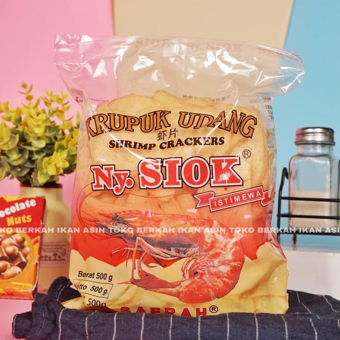

NewZbgt- Ny siok Oval Kerupuk udang / shrimp crackers