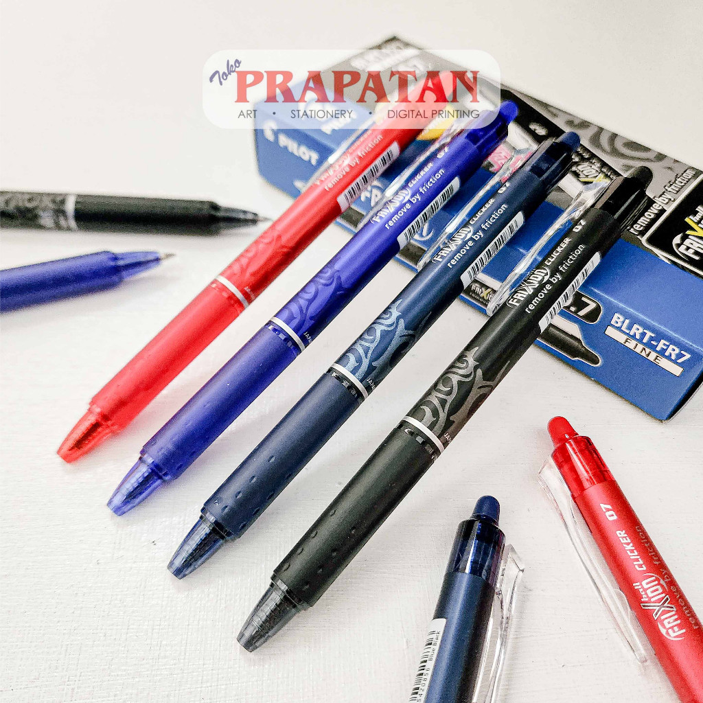 

Pilot Frixion Clicker Erasable Ball Pen 0.5/0.7 BLRT-FR Pulpen Pena
