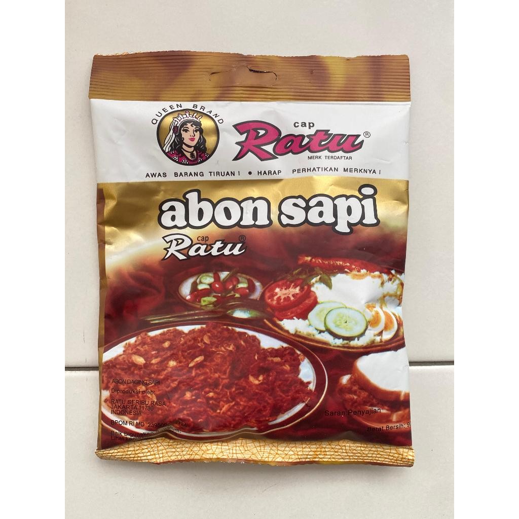

Abon Sapi Cap Ratu Asli Orinal 90gr