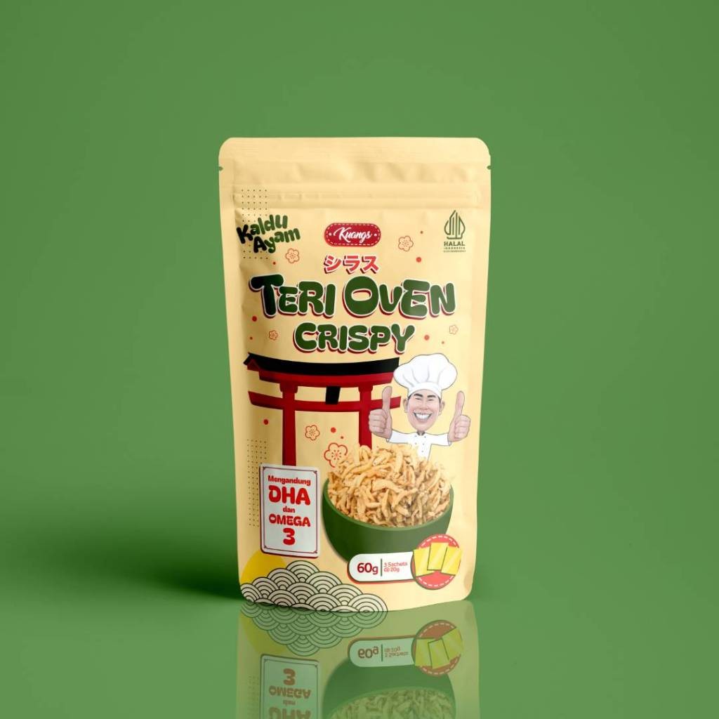 

TERI OVEN KRISPY SPESIAL KUANGS - SNACK & MPASI ANAK TANPA PENGAWET DAN TINGGI KALSIUM