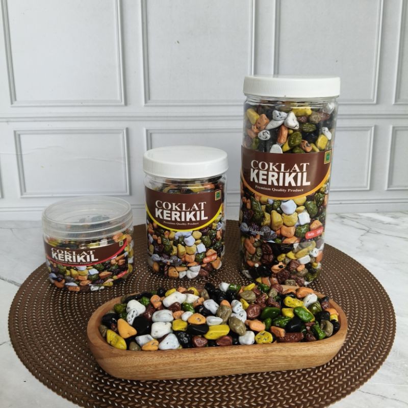 

Coklat krikil Turki Fantik Kemasan Toples 1kg