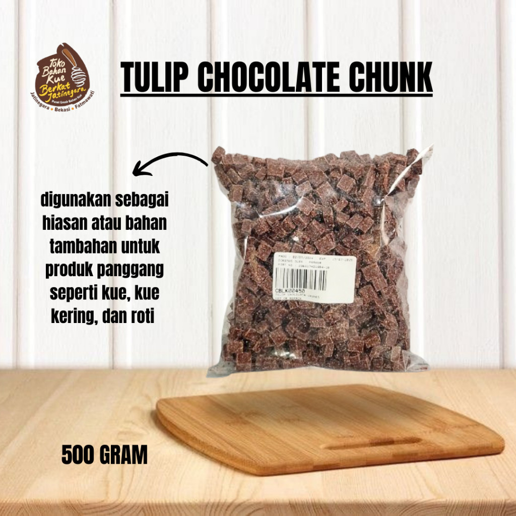 TULIP CHOCOLATE CHUNK GRAM / TULIP CHOCO CHUNK DARK / TULIP CHOCOLATE COMPOPUND