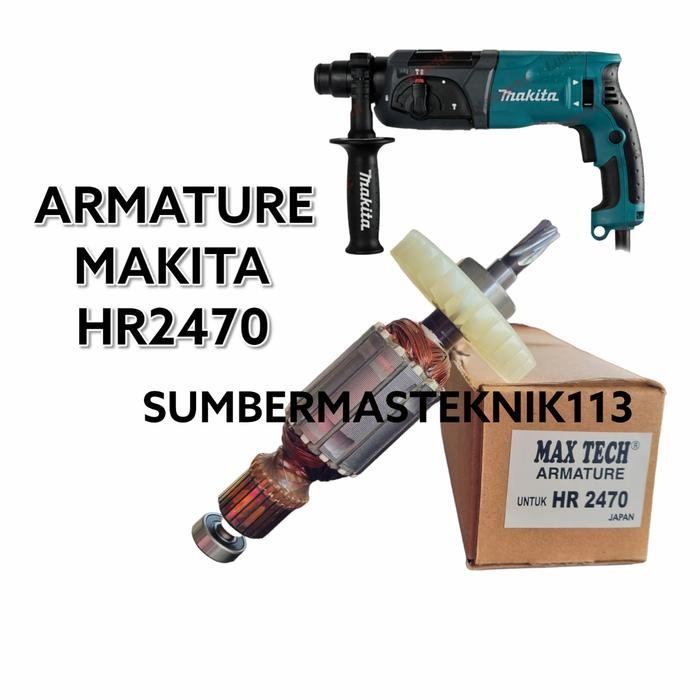 ANGKER MAKITA HR2470 ARMATURE MESIN BOR MAKITA HR 2470 MESIN BOR SDS +