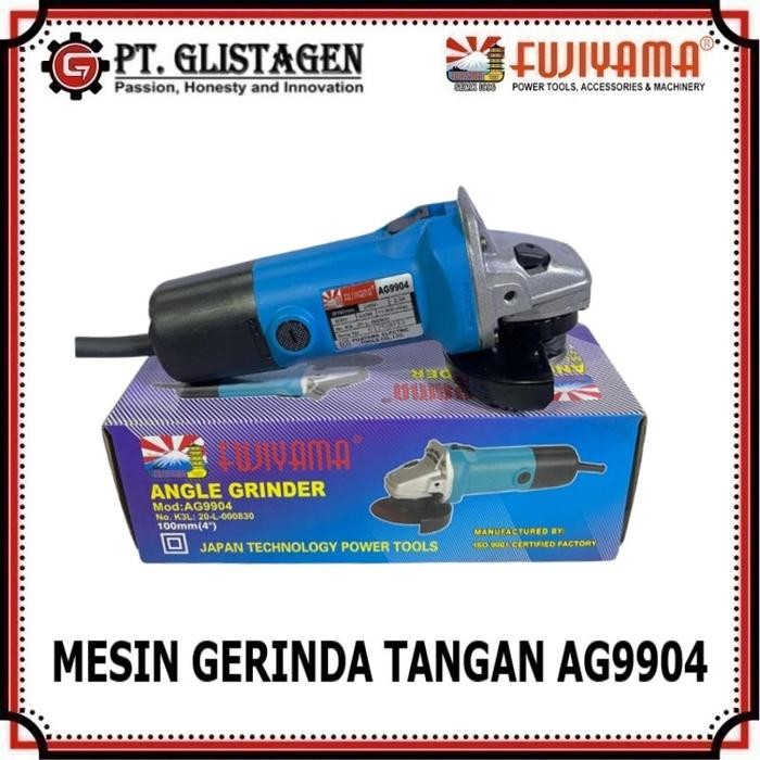 FUJIYAMA AG9904 Mesin Gerinda Tangan Angle Disc Grinder Gurinda 4" inch AG 9904