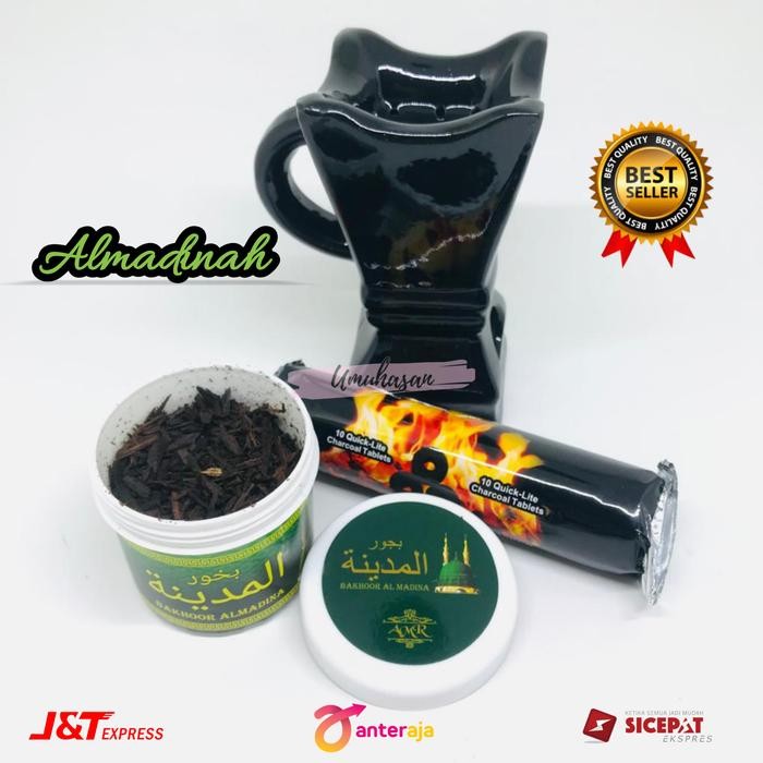 PREMIUM Paket Murah Bukhur Al Madinah - Buhur Madinah Menyan Dupa Aromaterapi