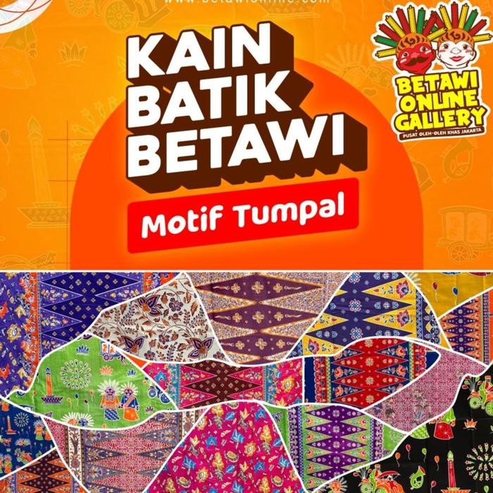 Kain Batik Betawi / Batik Betawi / Sarung Batik Betawi