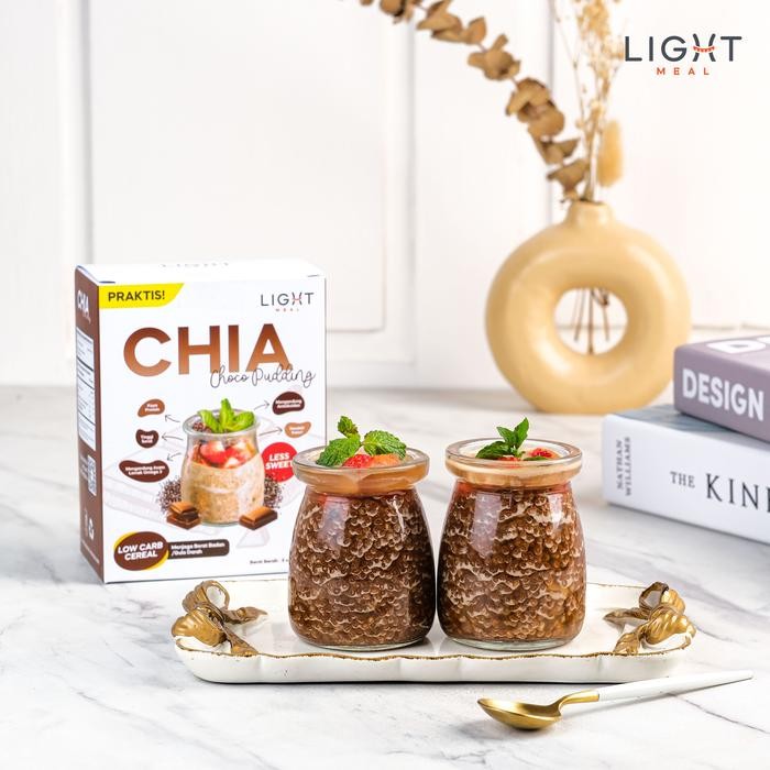 

Chia Choco Pudding Camilan Snack Diet Keto Sereal Chia Seed