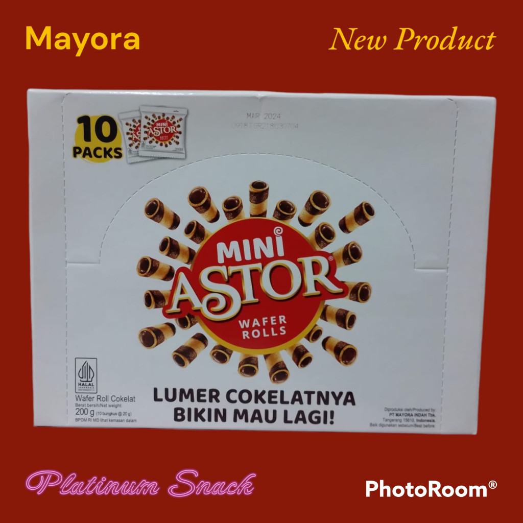 

Sajiandapur Mini Astor Box Lumer Coklatnya Product 10 Bks @ 20 Gr Mayora
