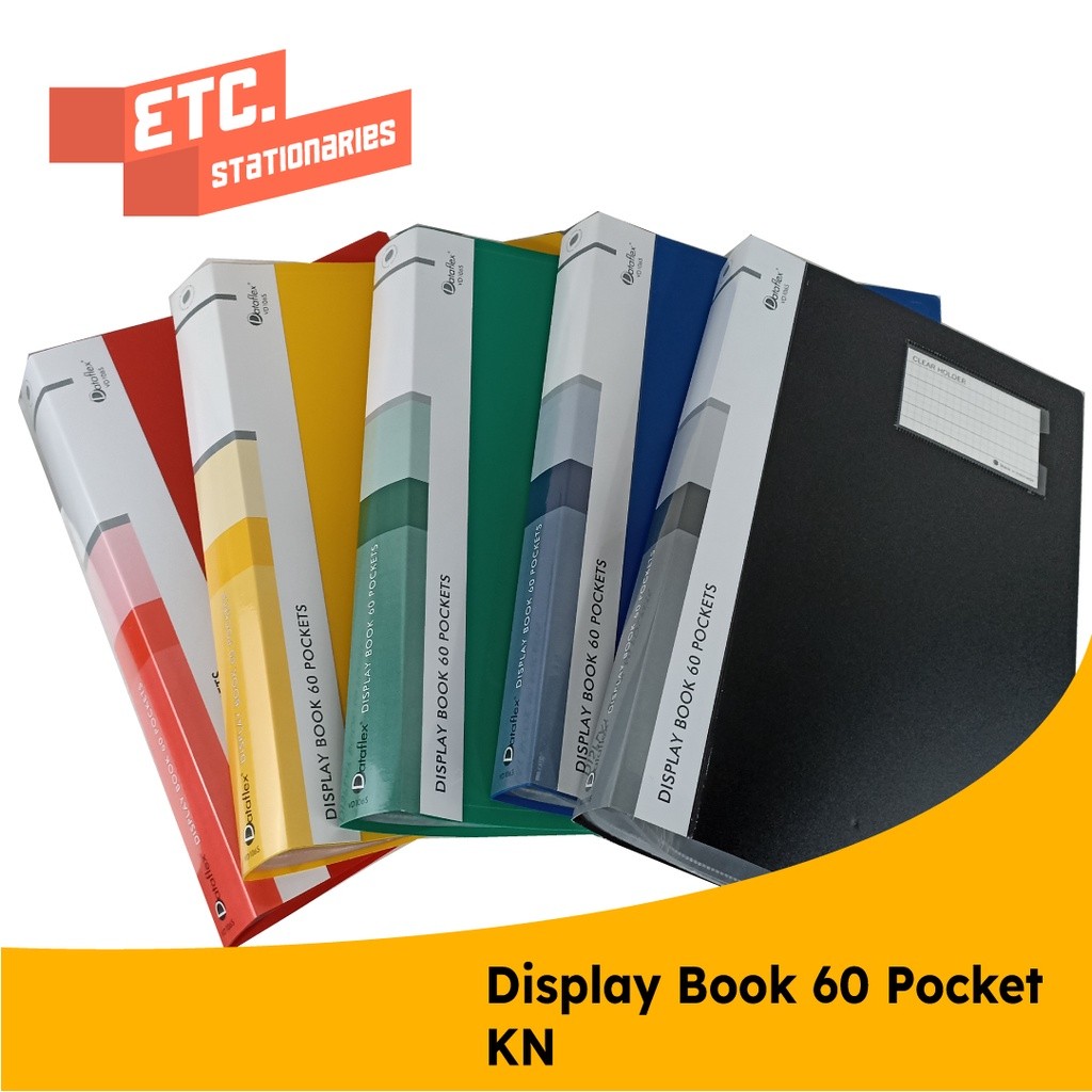 

Dataflex Display Book / Document Keeper / Clear Holder 60 Pocket KN DF-823