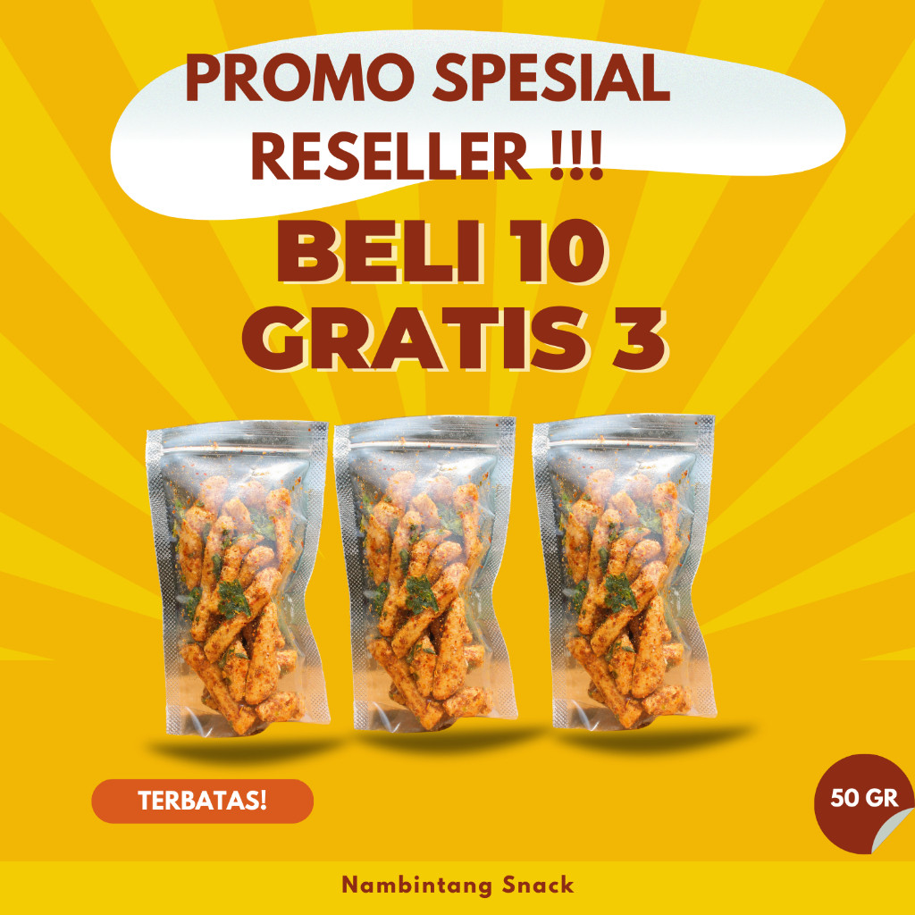 

Sajiandapur Paket Usaha Basreng Reseller Daun Jeruk 10 Pcs