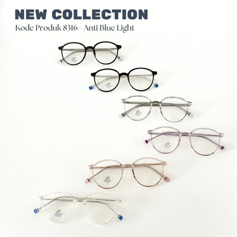 FRAME KACA ANTIRADIASI 8316 LENTUR FREE LENSA MINUS SILINDER