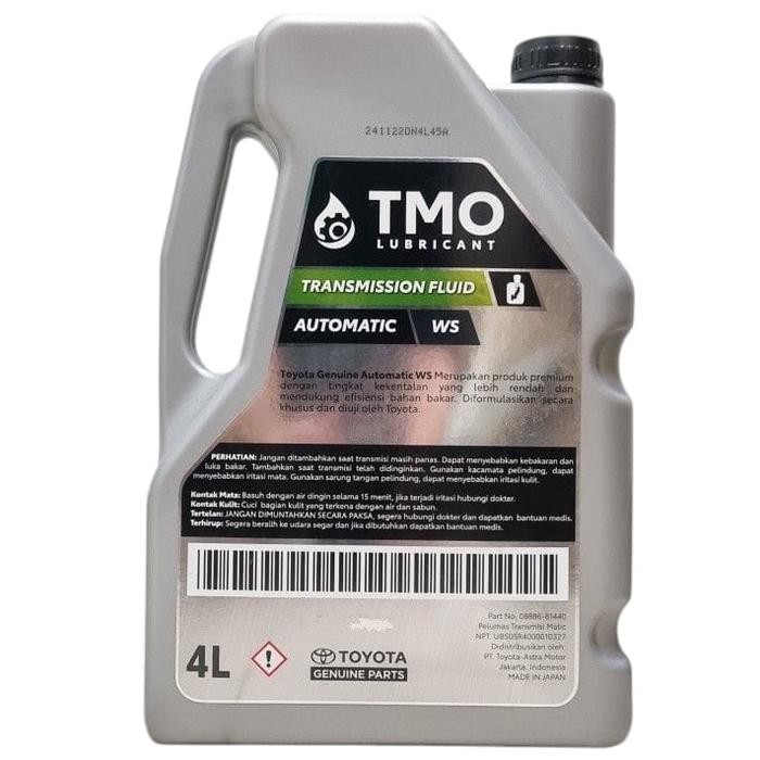 TOP OLI MATIC ATF TOYOTA TMO WS YARIS VIOS ALTIS CAMRY DIJAMIN ASLI -