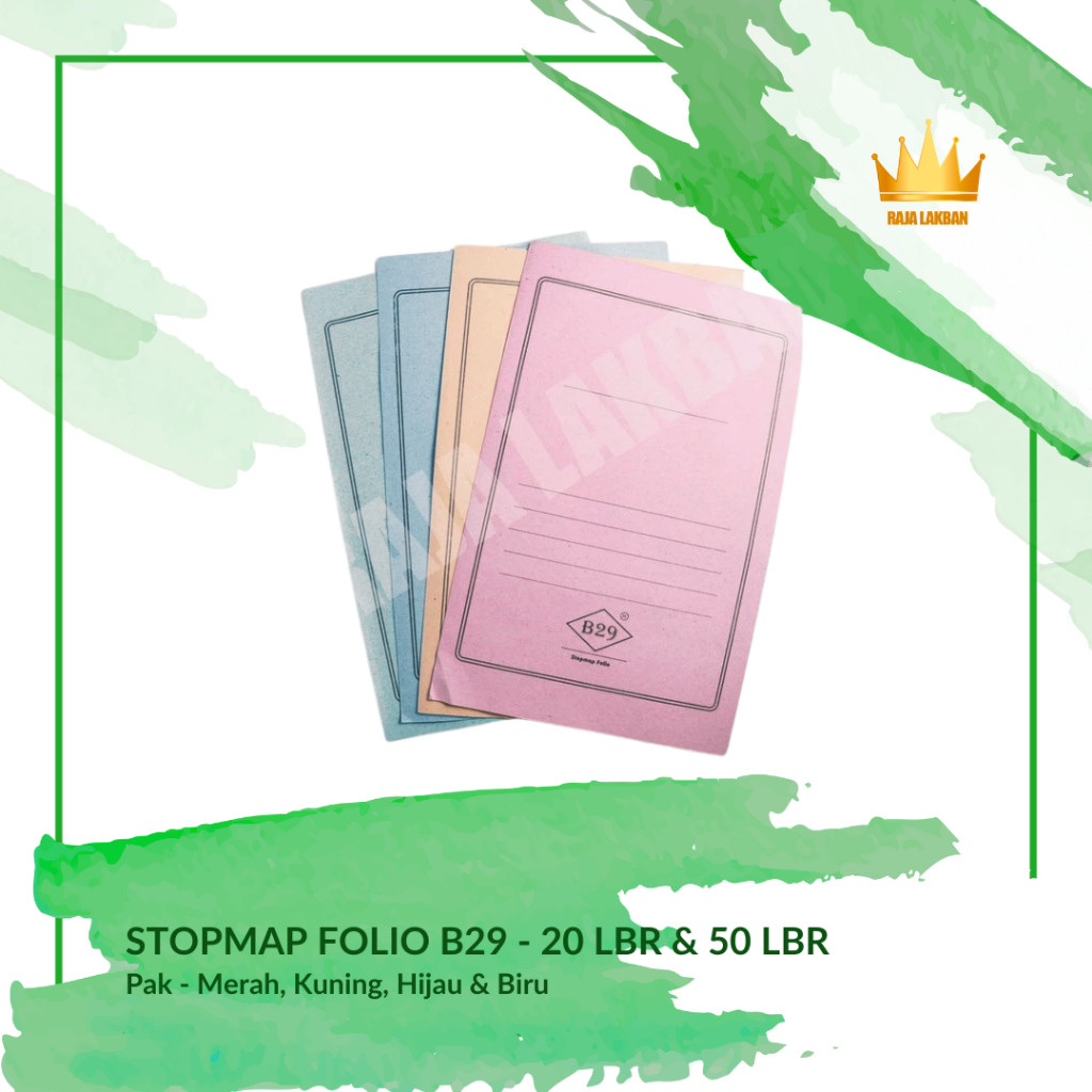 

Stofmap Stopmap Folio B29 - Warna Warni/50 Lembar - Pak