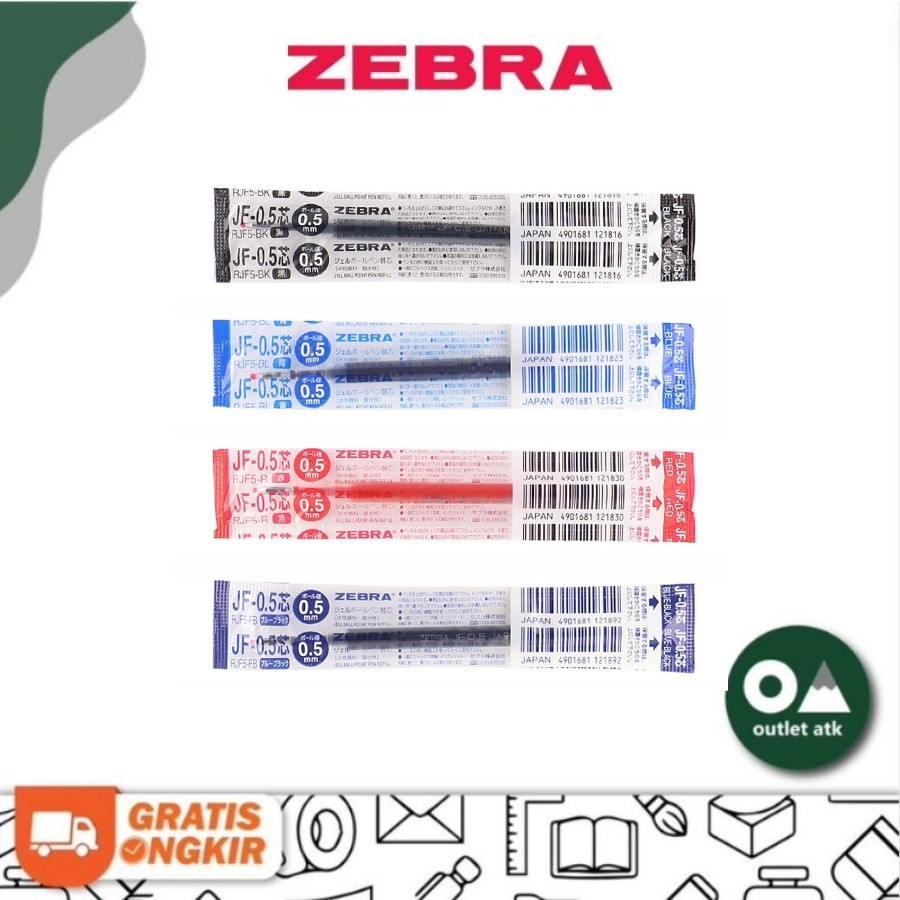 

UM1 Zebra Sarasa Refill Pen 0.5mm - Isi Pulpen Jepang Asli Orinal