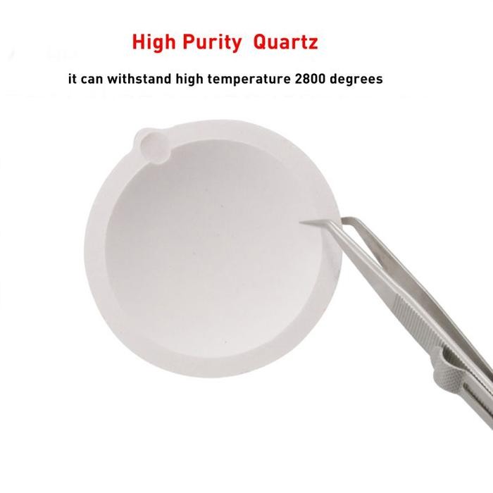 KOWI LEBUR EMAS DIAMETER 14/17/19CM MANGKOK KOWI LEBUR PUTIH KOWI PLATINA UNTUK PELEBURAN EMA