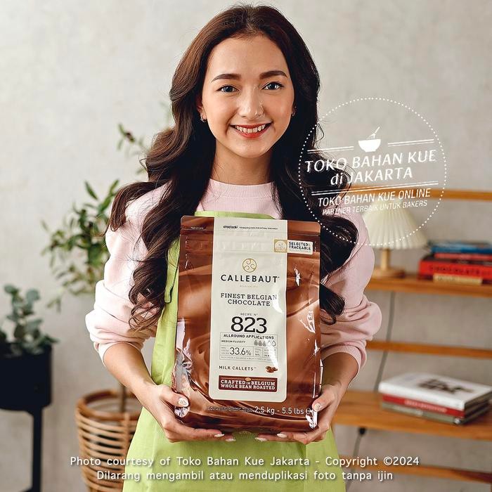 

Callebaut Milk 823 NV 33,6% 2,5kg Chocolate Couverture Coklat 823NV
