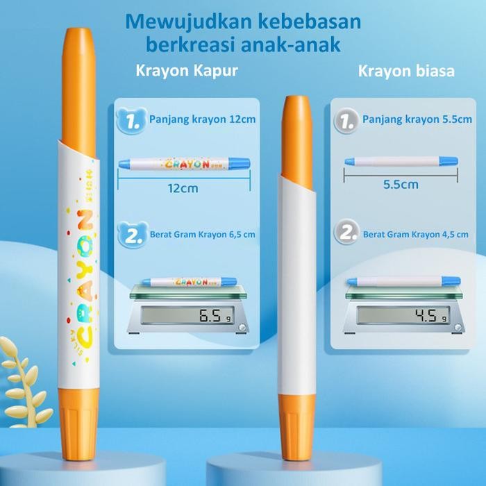 

TERBARU! Crayon Washable Crayon Putar untuk Anak-anak 24/36/48 Warna Tidak Beracun yang Dapat Dicuci