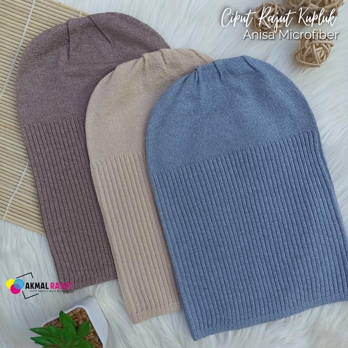 Mosya- Ciput Inner Hijab Rajut Premium bahan Anisa Microfiber Anpus Kupluk Instan Ori Daleman