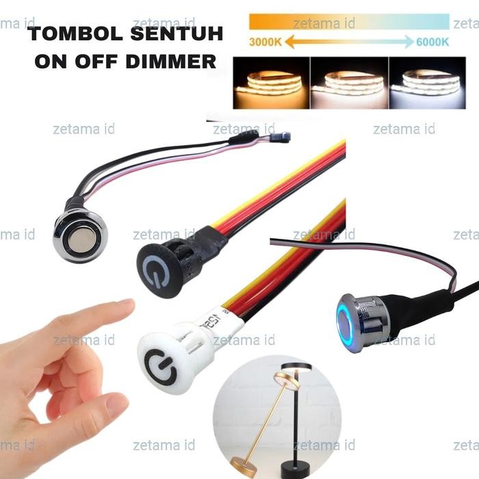 Tombol Sentuh Saklar LED On Off Dimmer Touch Panel LED Strip