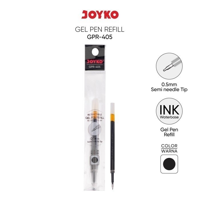 

UM1 [ LUSIN ] Refill Isi Ballpoint Pulpen Gel 0,5 - Joyko GPR-405 MURAH!
