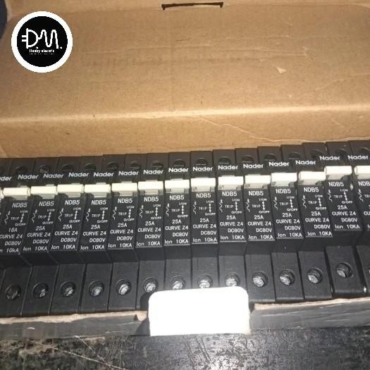 MCB DC NADER NDB5 80V NADER NDB5Z4 80V 10KA MCB NADER NDB5 80V