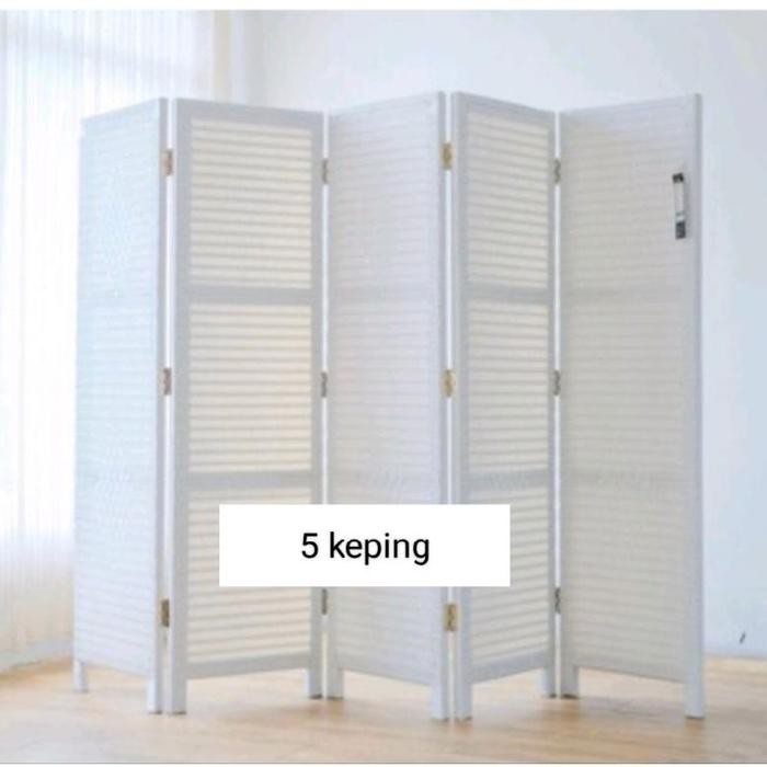 Ready gan ( Tinggi 2 METER ) Sketsel Rotan Sintetis Pembatas Ruangan Partisi Sekat Ruangan Murah **