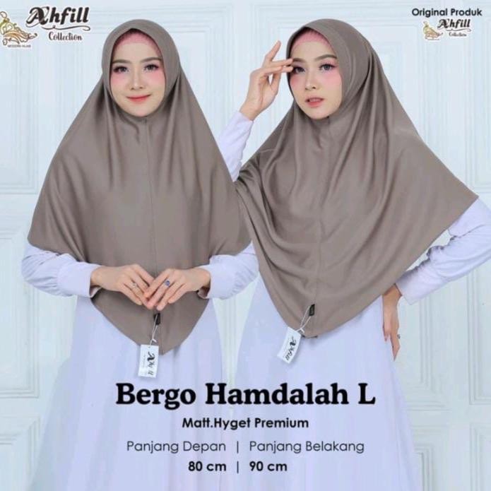 Lamia- Hijab bergo hamdallah L by ahfill collection