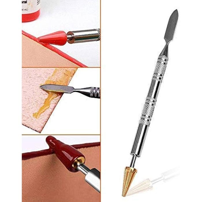 

TERLARIS Alat Cat Pinggiran Tepi Kulit - Leather Edge Dye Roller Pen