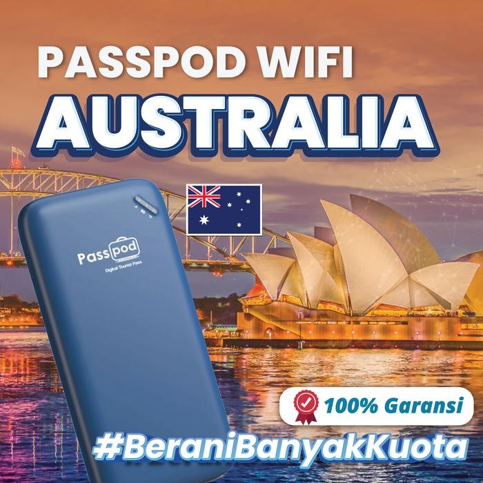 Passpod Data Travel Modem WiFi Australia UNLIMITED