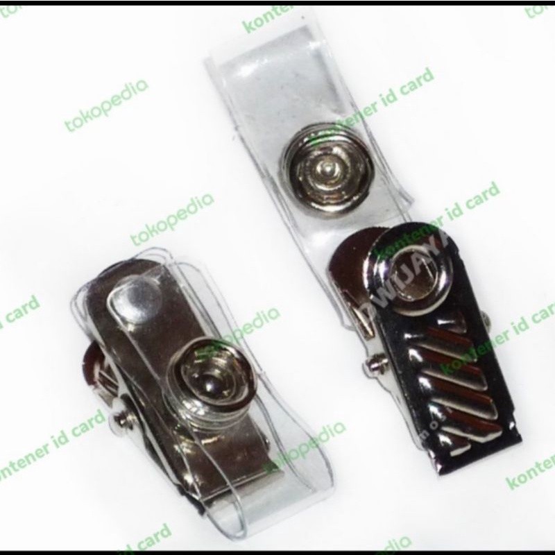 

Jepit Garis Id Card (100pc) Jepit Nametag Jepitan Plastik Panitia