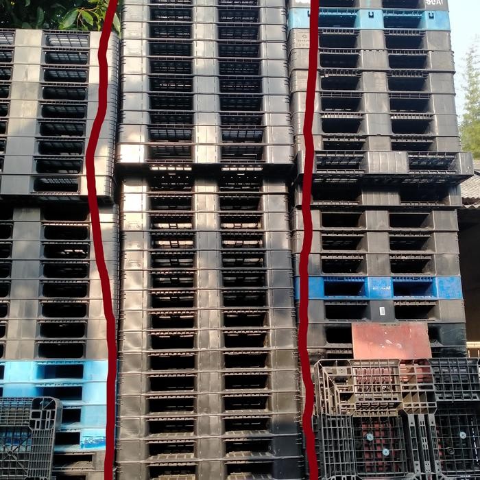 

TERLARIS redy palet pelastik ukuran 110x110x12