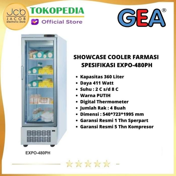 Pharmaceutical Refrigerator /Tempat Menyimpan obat GEA EXPO 480PH
