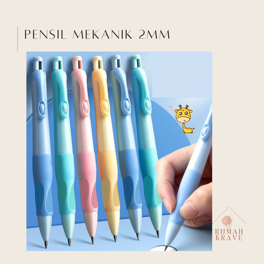 

UM1 RUMAH KRAVE - Pensil Mekanik 2mm Cetek Mechanic Automatic Pencil