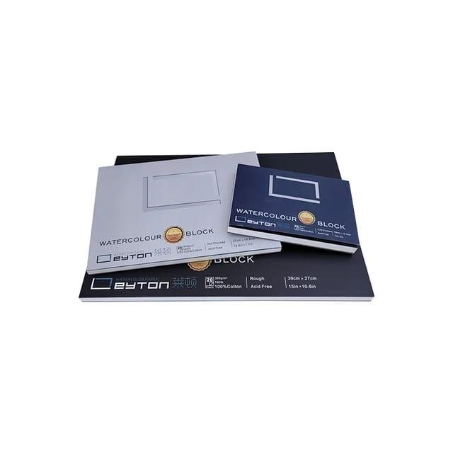 

LEYTON WATERCOLOR BLOCK 350GSM 100% COTTON 27X19.5CM